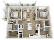 The Navarre Atl Two Bedroom Plan