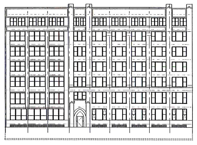 Building rendering - Heavy Timber Lofts