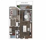 A1 | One Bedroom Floor Plan