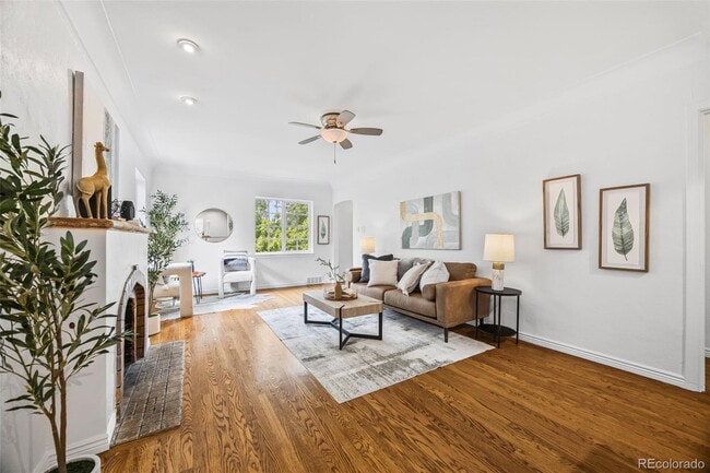 Photo - "Spacious 5-Bedroom Gem with Hardwood Floors & Cozy Fireplace in Denver's Heart!"