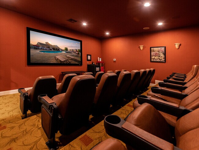 Movie Theater in the Clubhouse