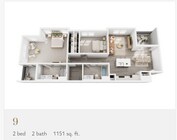 Plan 9 floor plan The Charles Denver West