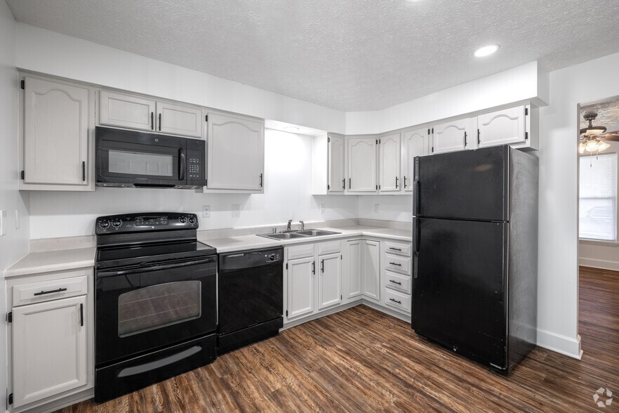 Blue Flat Kitchen