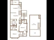 2 BEDROOM DUAL MASTERWITH LOFT