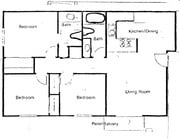3BR/2BA