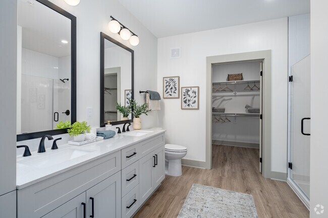 B3A 2BR, 2BA - 1,096SF - Primary Bathroom - Ellison Cool Springs