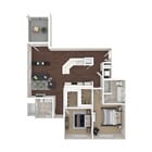 2 Bedroom 2-2 (1111 sf)