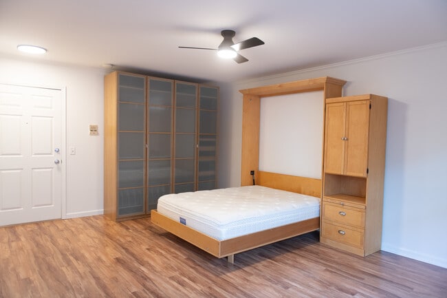 Main room with murphy bed open