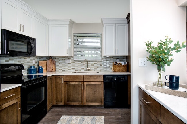 Kitchen with ample countertop space