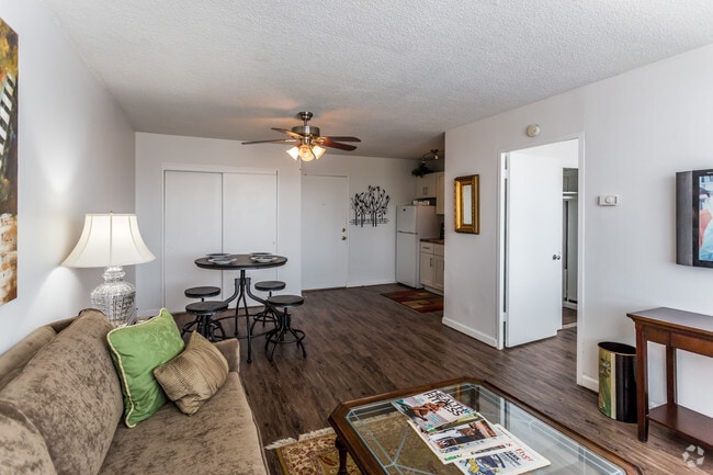 Living/Dining Room with storage