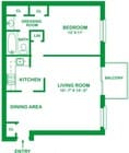 One Bedroom Flat