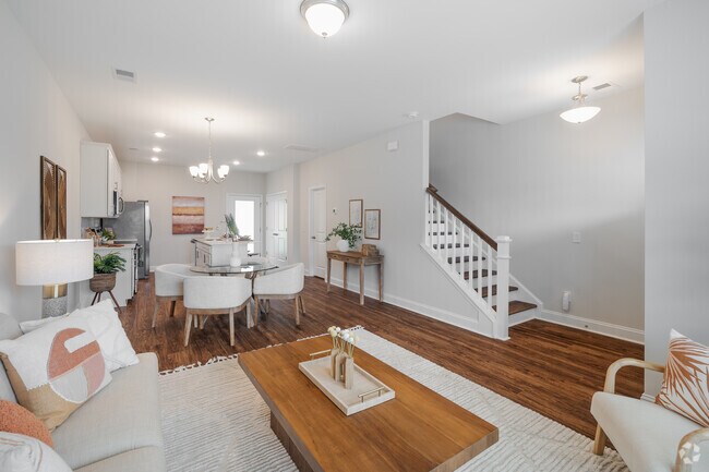 2BR, 2.5BA - 1,224SF - Open Floor Plan