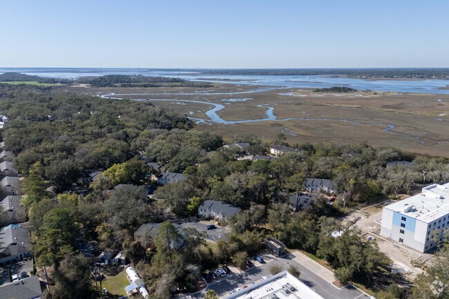 Aerial - Marsh Cove Sommerset Rental