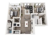 C-1 floor plan The Hudson