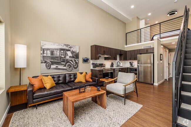 Furnished Studio Loft - 625SF - Living Area