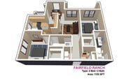 2 HABITACIONES / 2 BAÑOS