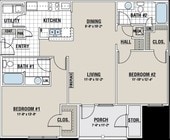 2BR/2BA