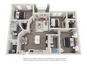 The Harbor floor plan Montego Reserve