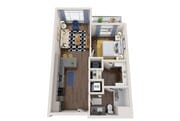 1A floor plan NoDa Wandry