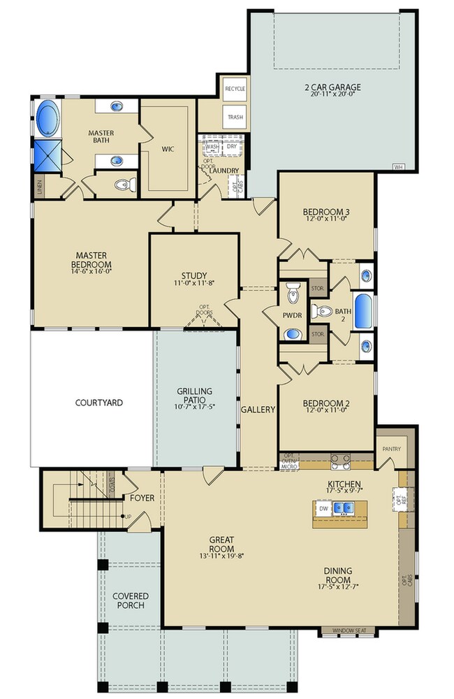 Photo - Elegant 4 BR 3.5 BA and 1 Office/Bedroom Convertible Home with Modern Amenities