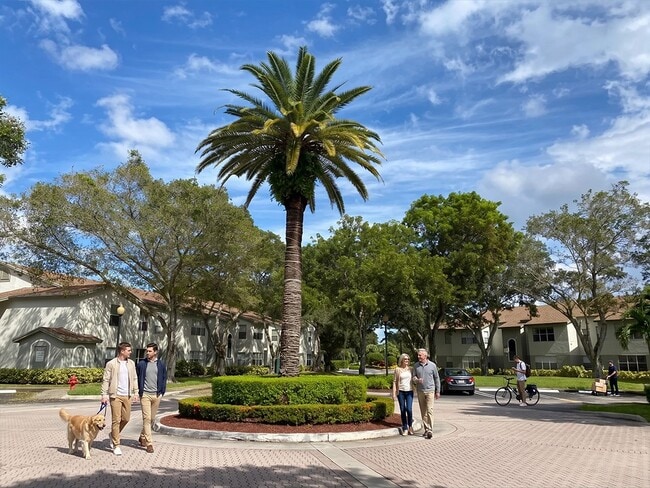 Step into the serene atmosphere of Ponte Verde Apartments At Palm Beach Lakes. The lush landscaping and inviting outdoor spaces create a perfect backdrop for relaxation and community. Explore your new home today!