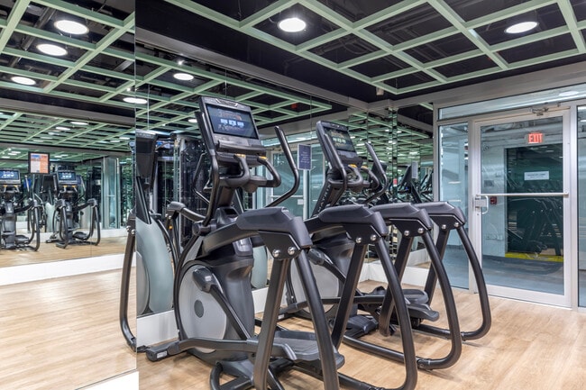 Fitness center with cardio equipment