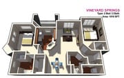 2 HABITACIONES / 2 BAÑOS