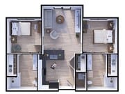 2 Bedroom x 2 Bathroom