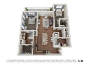 B1.2 - 2x2 floor plan Parkside at Avalon Park
