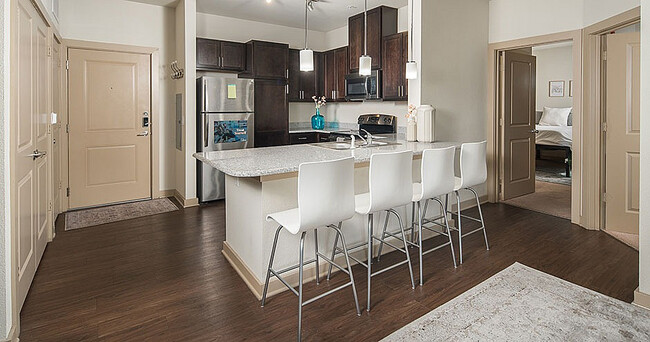 Model-Kitchen-03-13th-and-Olive-Eugene-OR - 13th & Olive Apartments