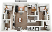 Signature on Grand C1 3 Bedroom Floor Plan