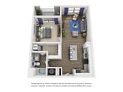 A4 ALT floor plan Republic Flats