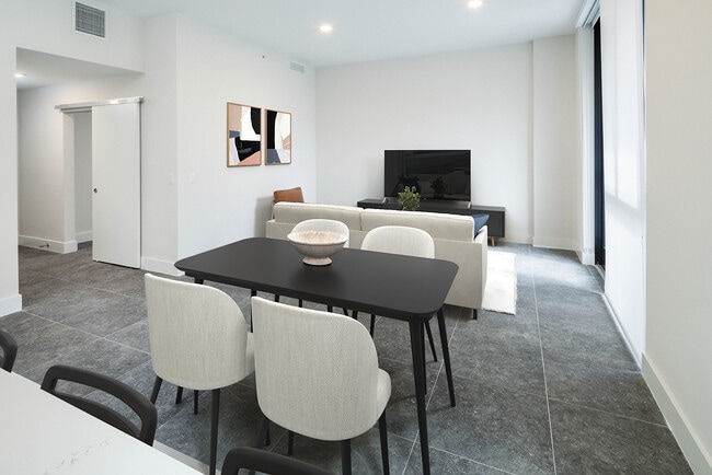 Signature Collection Townhome dining and living areas