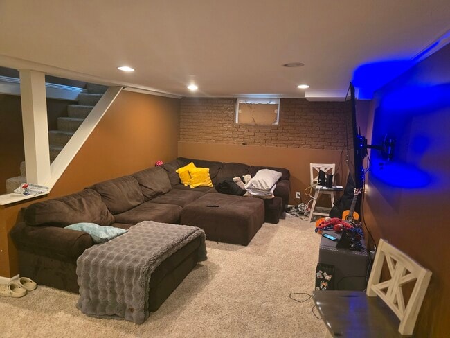 Basement family room - 416 Fairlawn Rd