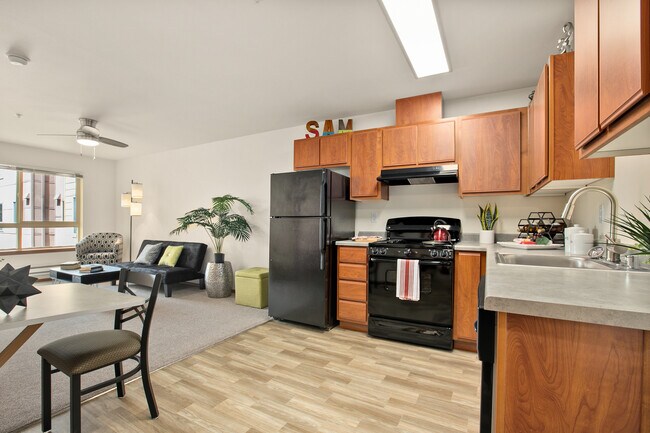 SHAG Victoria Park Senior Living Kitchen - Victoria Park Senior Living Apartments