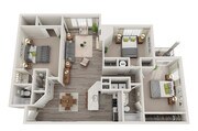 Thoreau Renovated floor plan Windsor at Fairlakes