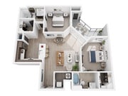 B4 floor plan HAUS Memorial Park