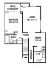 1BR/1BA