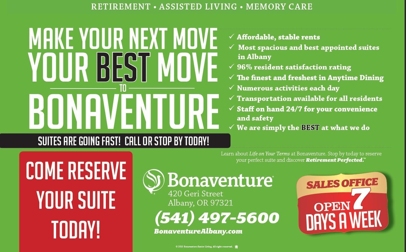 Bonaventure of Albany Senior Living - Bonaventure of Albany Senior Living