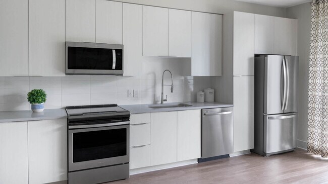 Kitchen with Stainless Steel Appliances