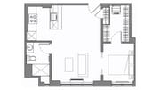 Sm One Bedroom with Island