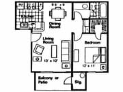1BR/1BA