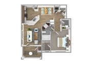 A3 Highland_1Bed_1Bath_826 Sq Ft