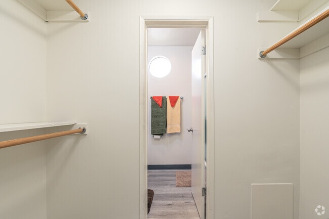 Studio - 355SF - Closet - Tahitian Village Apartments