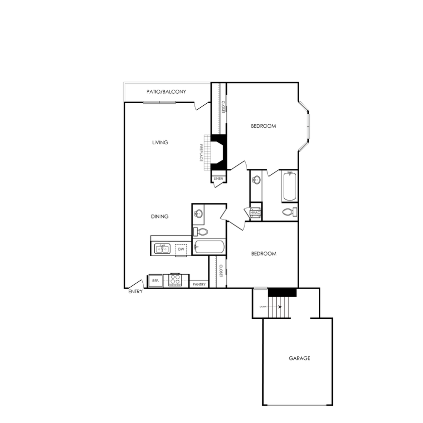 Laney-FloorplansB1-2b2b-984sf.png - B1 Classic