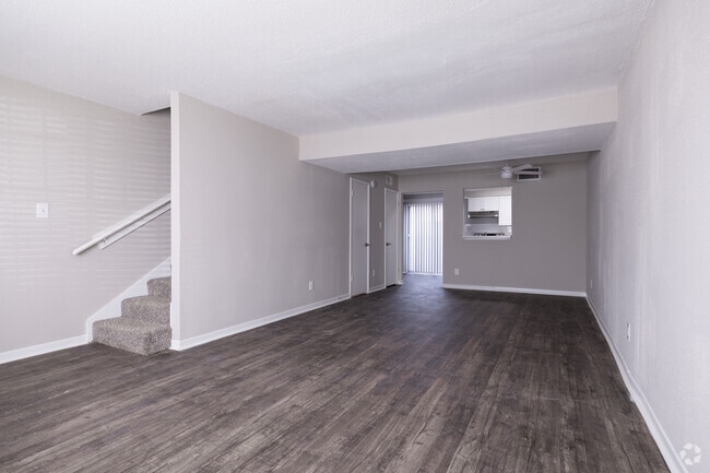 2BR, 2BA - 1,200SF - Living Room