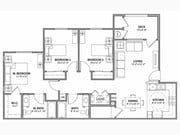 3BR/2BA