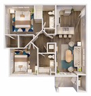 Maplewood 2 Bedroom 2 Bath