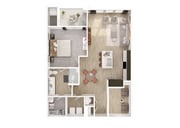 A5_1Bed_1Bath_920 Sq Ft