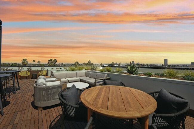 Rooftop Deck Nighttime